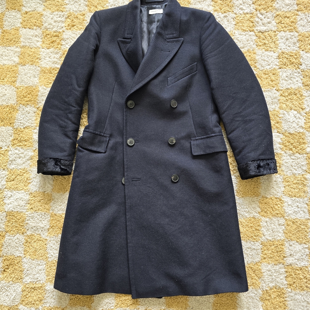 Wool Double-Breasted Coat